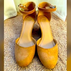 a new day tan suede shoes